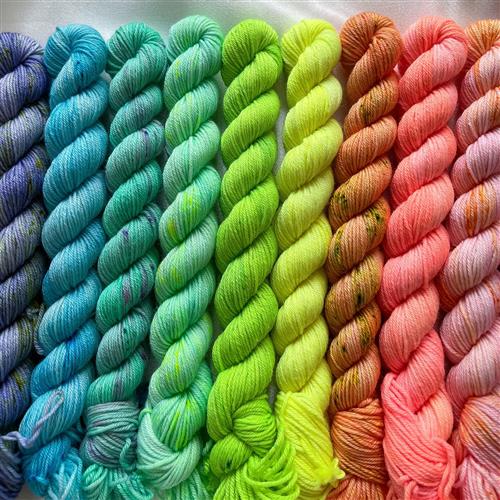 Colored yarn